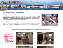 Tablet Screenshot of huntsresort.com